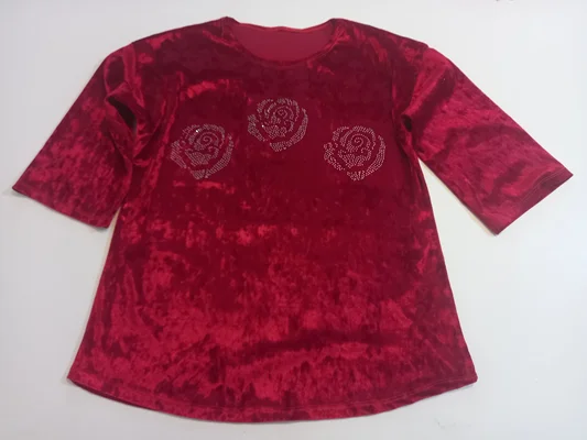 تیشرت مخمل زنانه